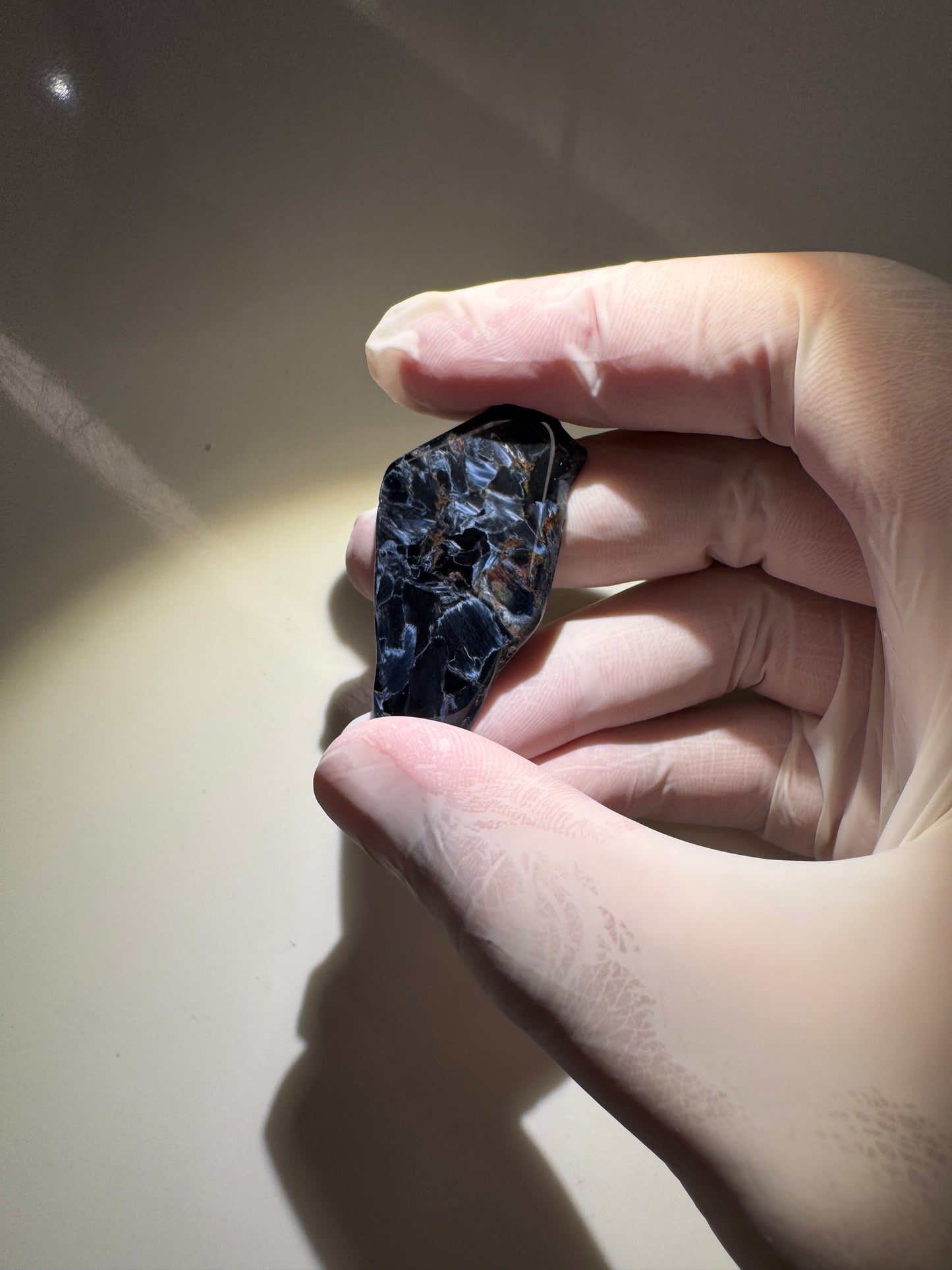 AAA+ Grade Pietersite Tumble, Expertly Polished, "Frozen Thunder"