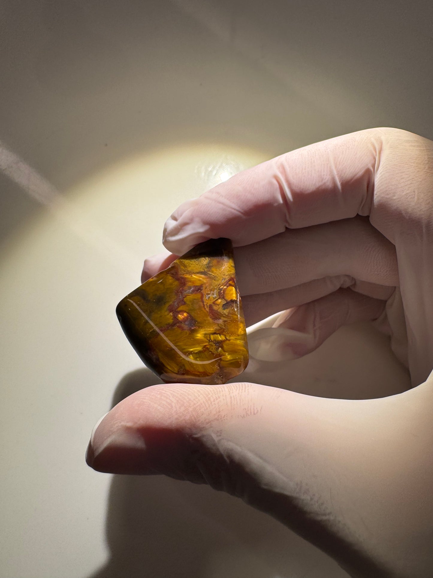 AAA+ Grade Pietersite Tumble, Expertly Polished, "Molten Core"