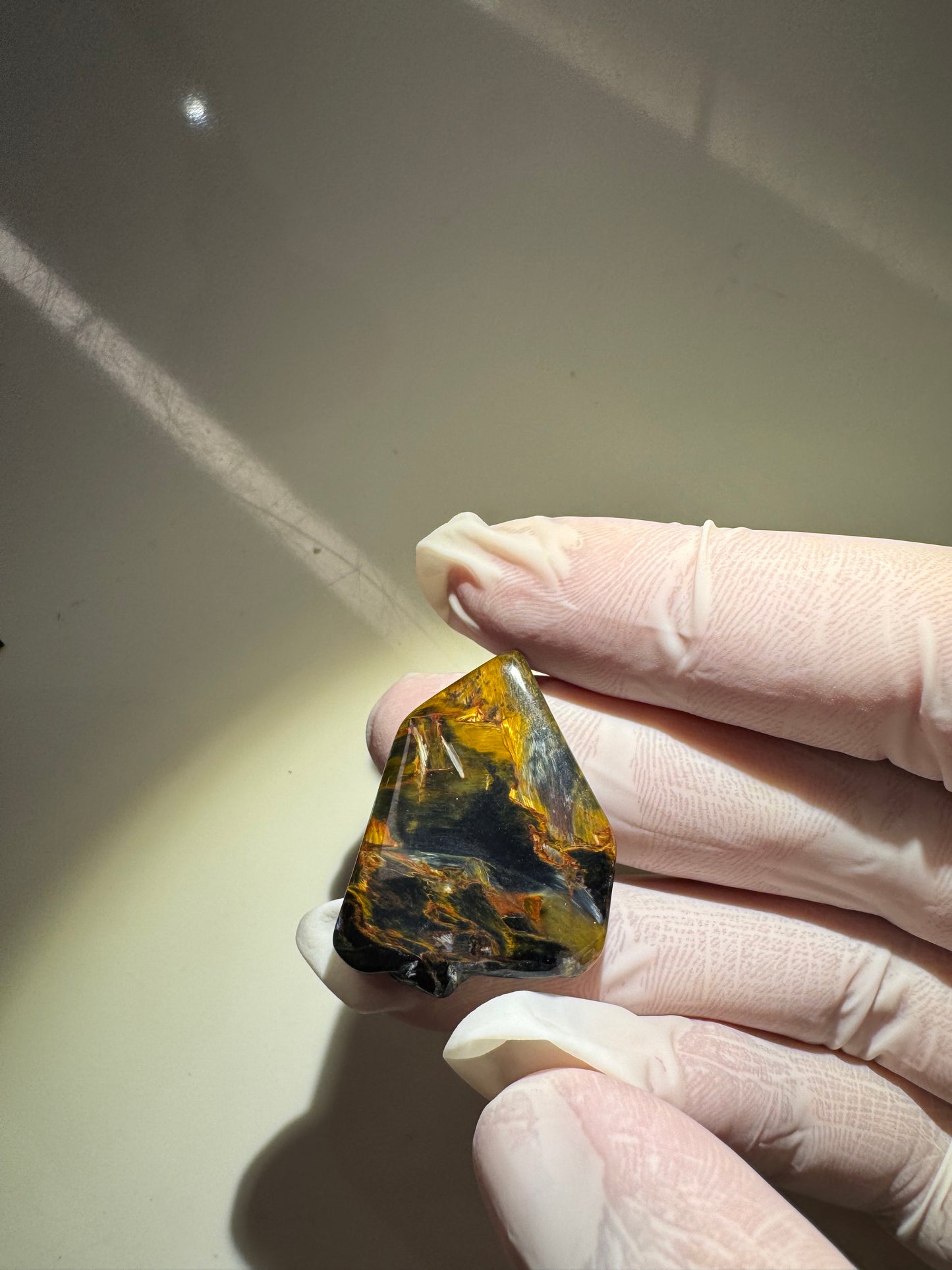 AAA+ Grade Pietersite Tumble, Expertly Polished, "Lightning Rift"