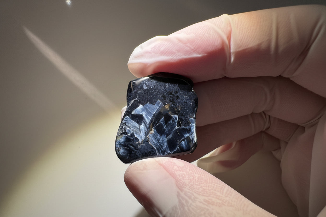 Pietersite Tumble Stone 'Mystic Horizon' - Gallery Grade, Namibia