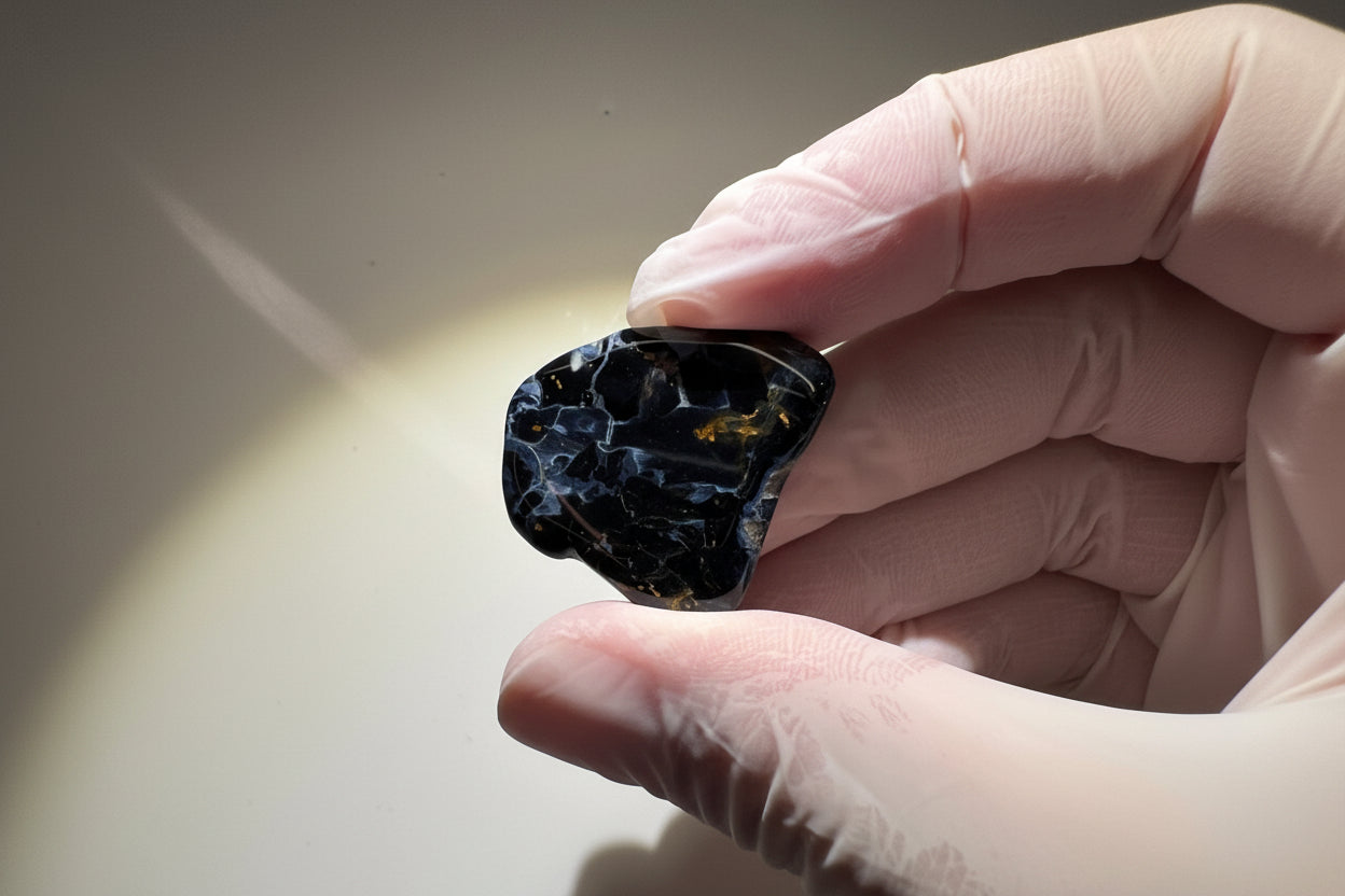 Pietersite Tumble Stone 'Nebula Drift' - Gallery Grade, Namibia