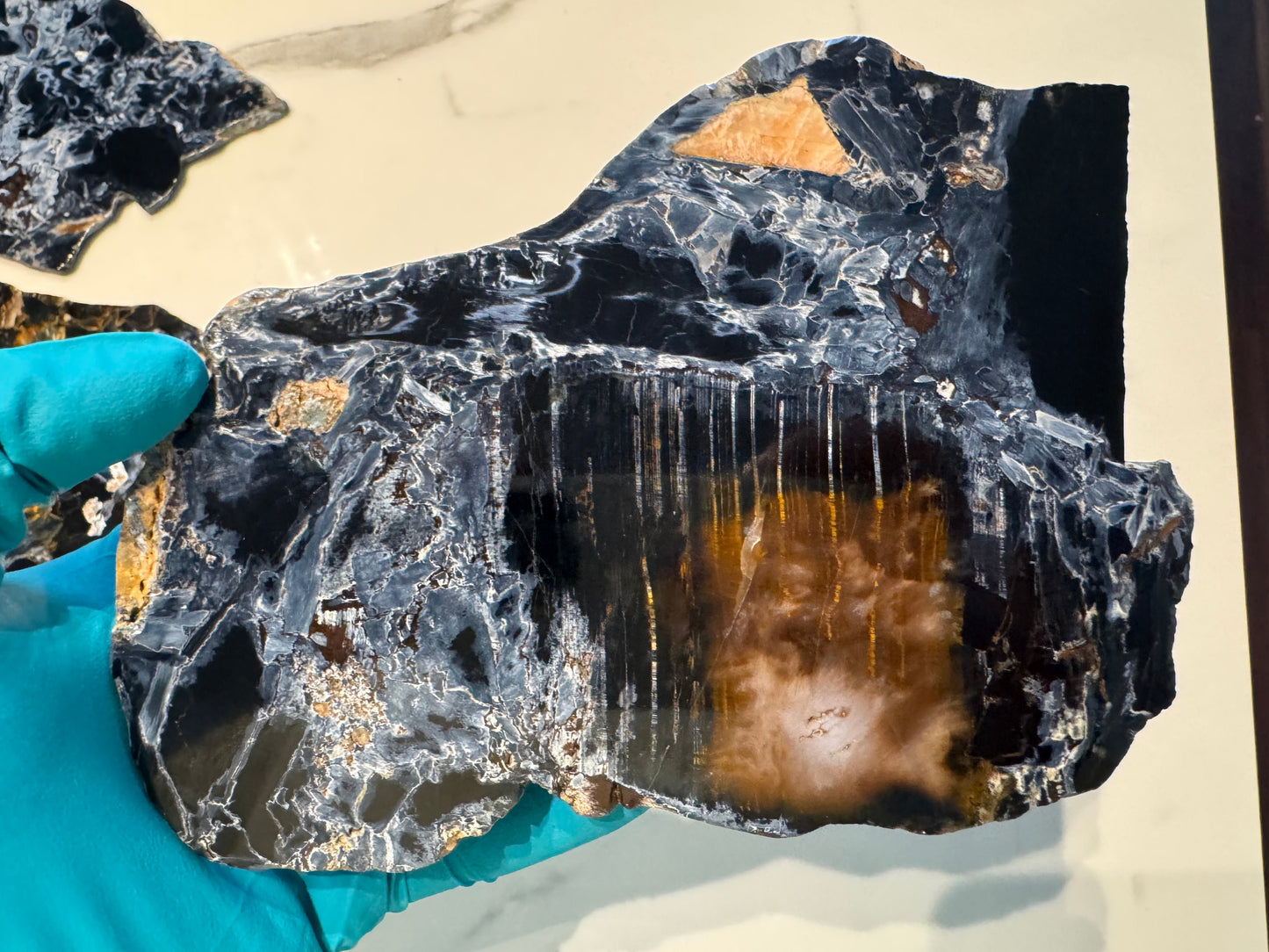 Pietersite Polished Slab 275g - Namibian Mineral Specimen A5