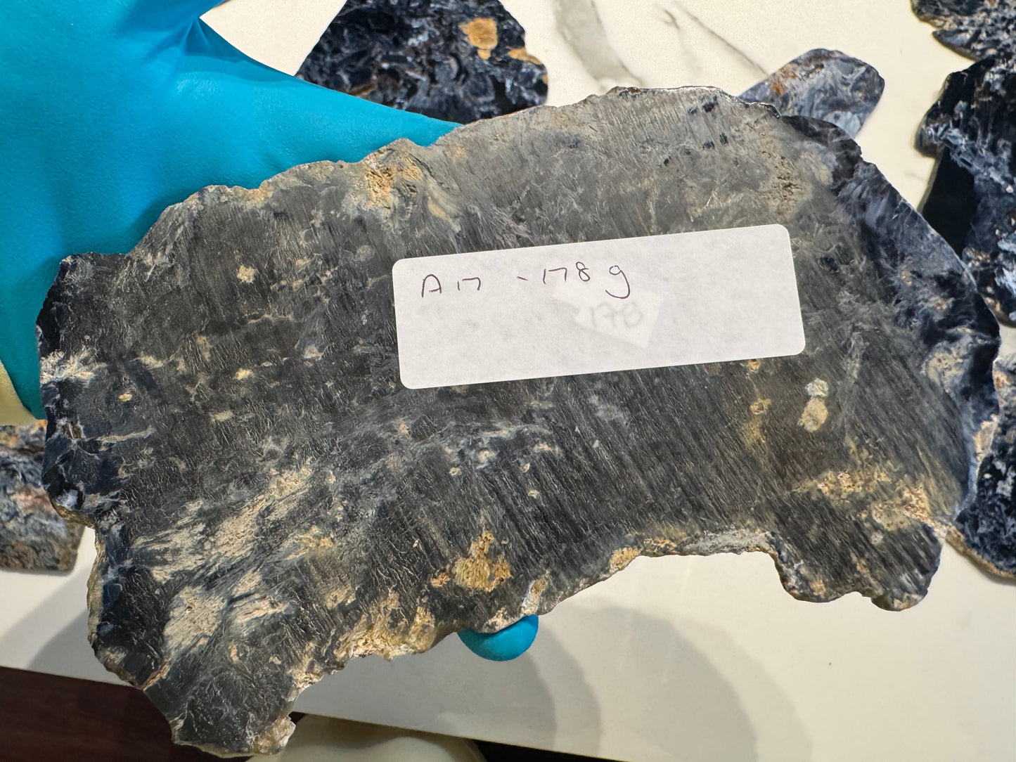 Pietersite Polished Slab 178g - Namibian Mineral Specimen A17