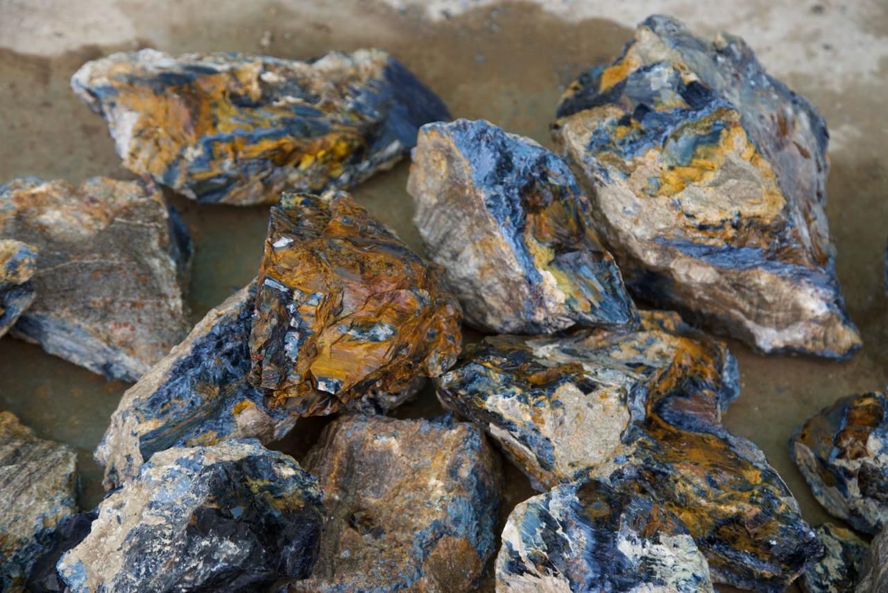 AA+ Grade Rough Pietersite, Natural, Expertly Processed, Mined in Namibia