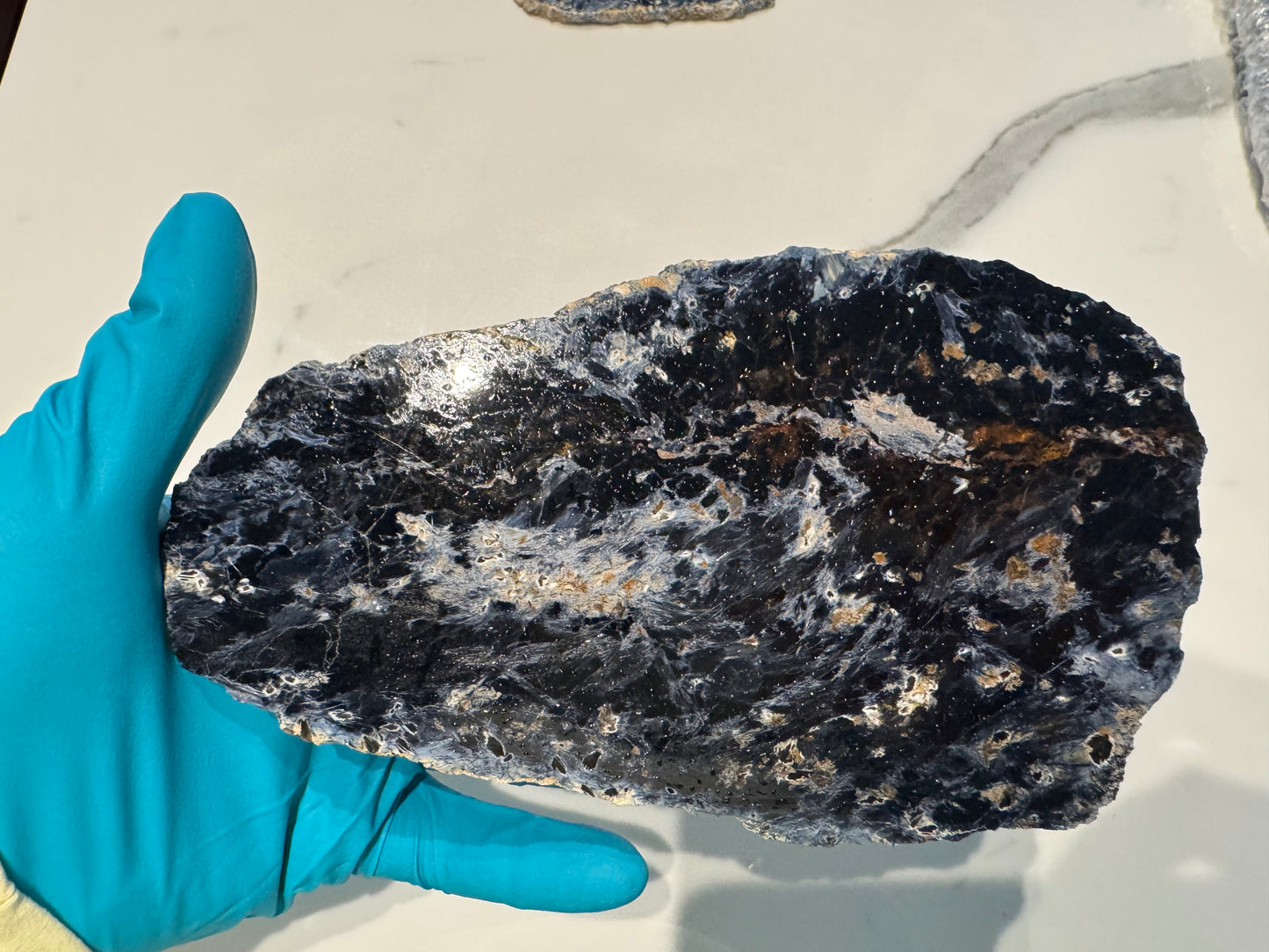Pietersite Polished Slab 250g - Namibian Mineral Specimen A1
