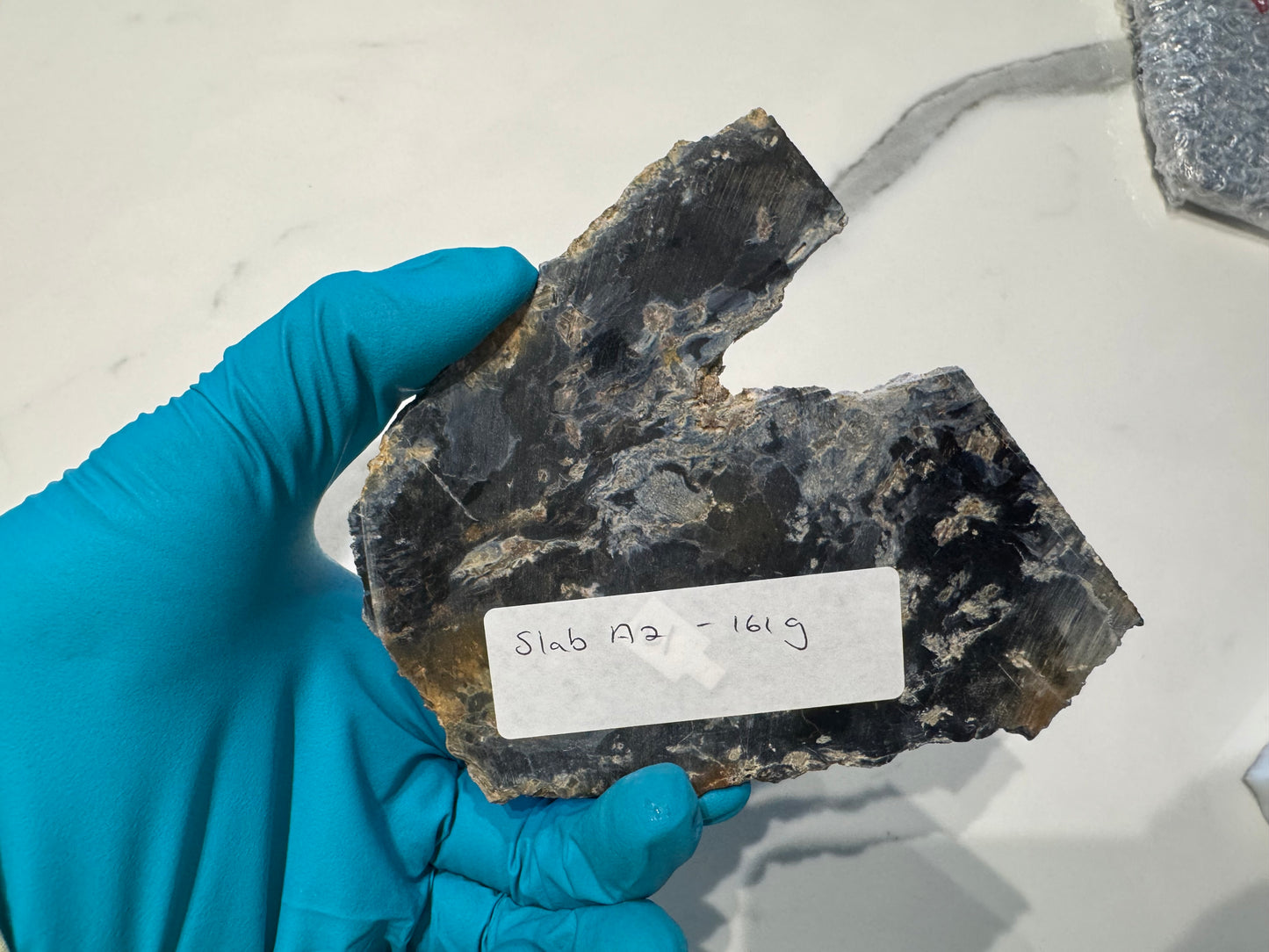 Pietersite Polished Slab 161g - Namibian Mineral Specimen A2