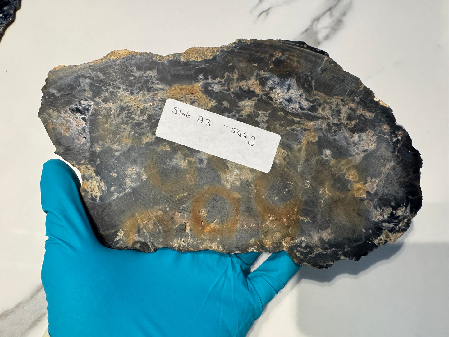 Pietersite Polished Slab 544g - Namibian Mineral Specimen A3