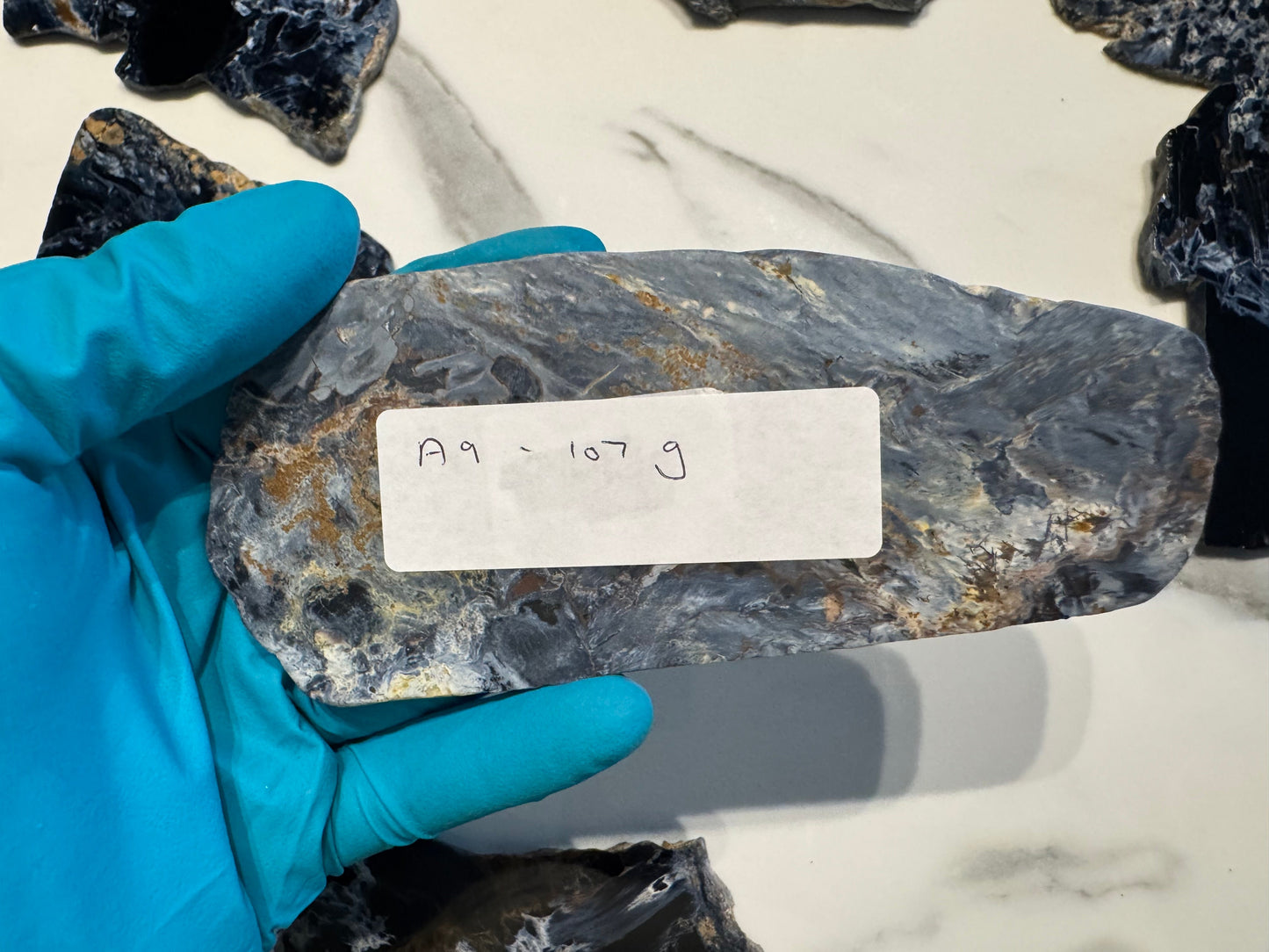 Pietersite Polished Slab 107g - Namibian Mineral Specimen A9