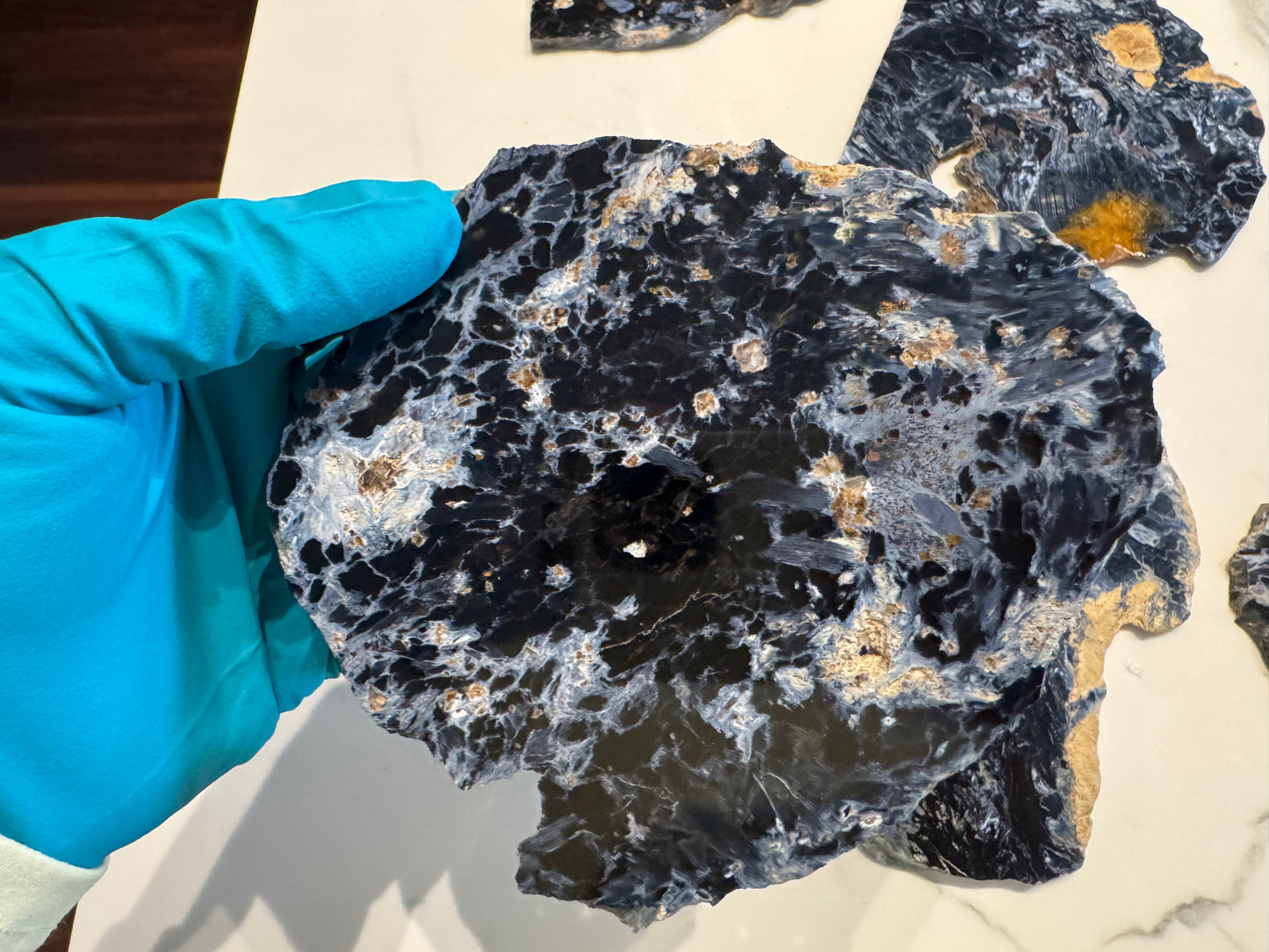 Pietersite Polished Slab 136g - Namibian Mineral Specimen A11