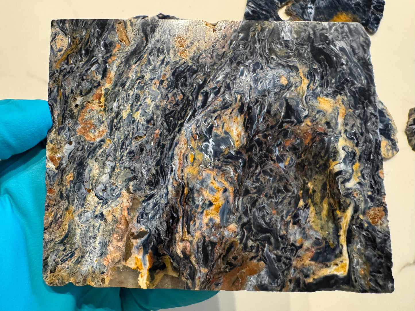 Pietersite Polished Slab 226g - Namibian Mineral Specimen A15