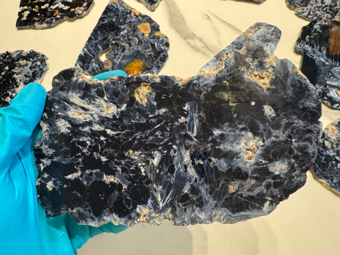 Pietersite Polished Slab 178g - Namibian Mineral Specimen A17