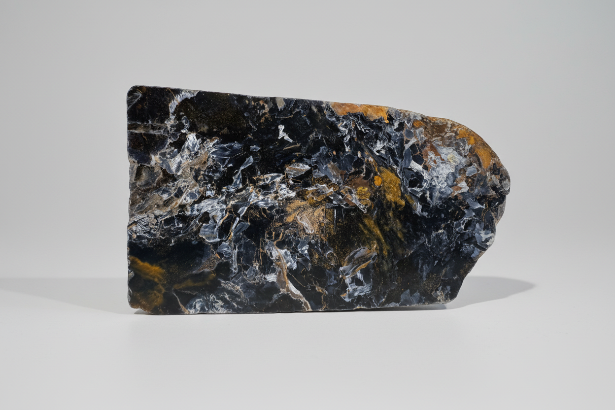 Pietersite Polished Slab 168g - Namibian Mineral Specimen A14