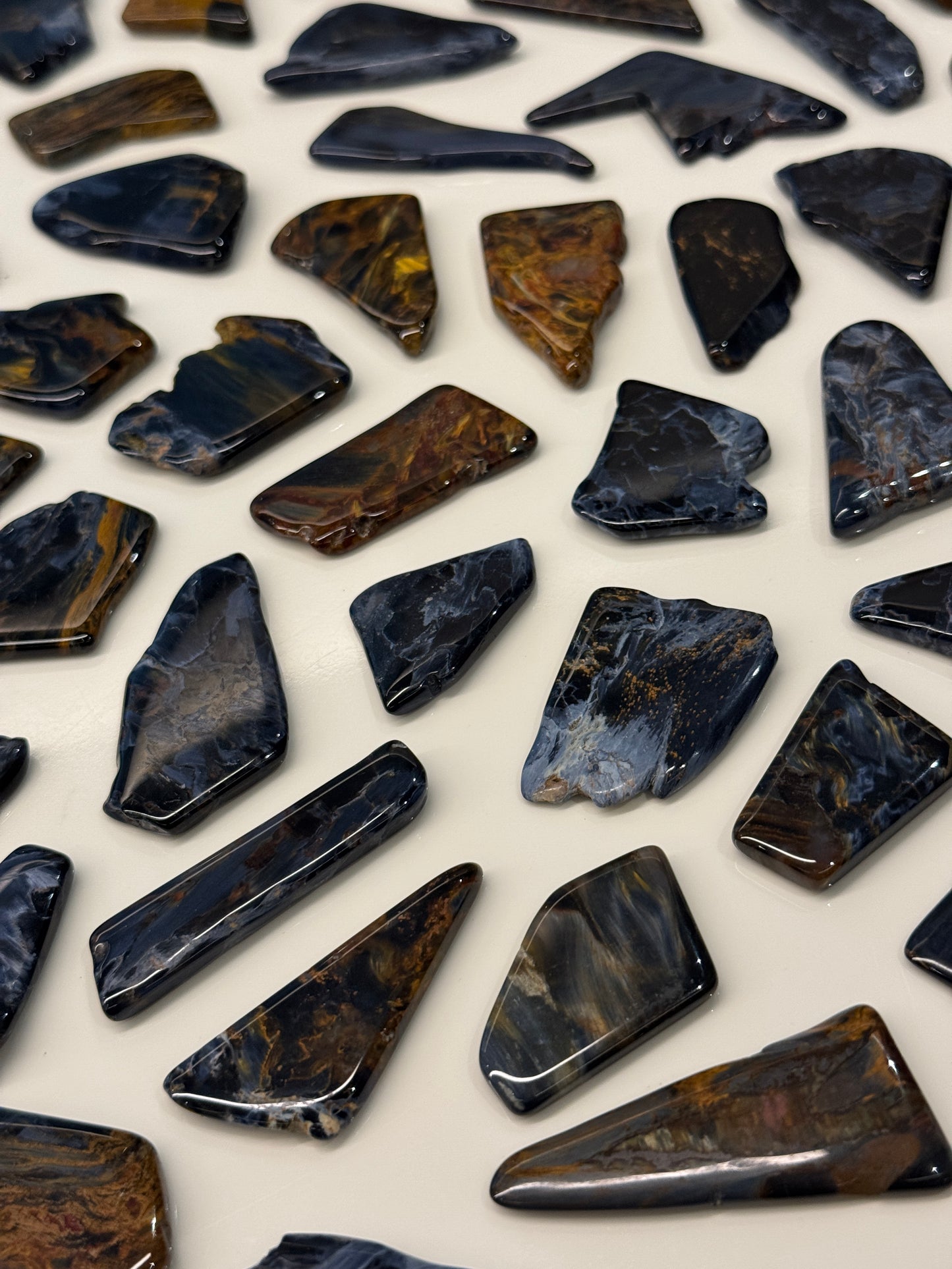 AA+ Grade Pietersite Tumbles, Hand-Cut and Expertly Polished, Mined in Namibia
