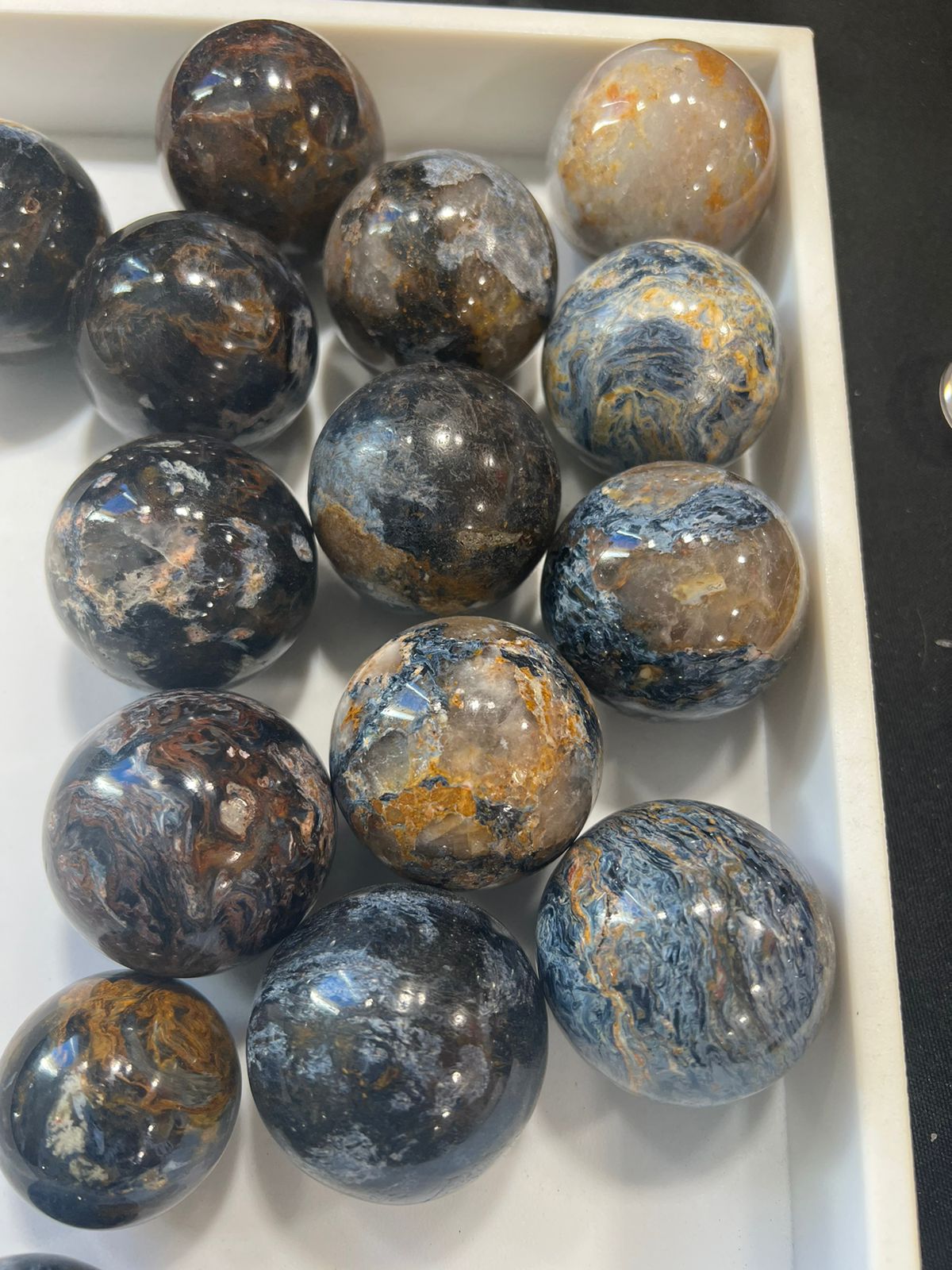 Polished Pietersite Spheres - S/M/L